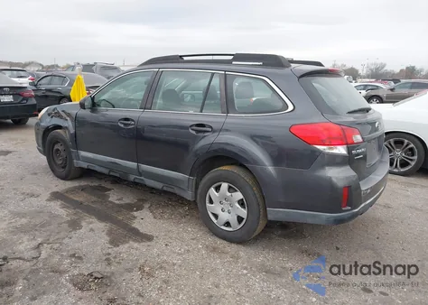 2010 Subaru Outback 2.5I z USA, uszkodzony, nr VIN 4S4BRCAC6A3362225